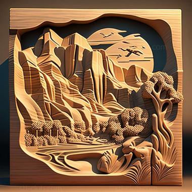 3D model Boulder Colorado (STL)